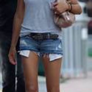 7 for all mankind denim shorts